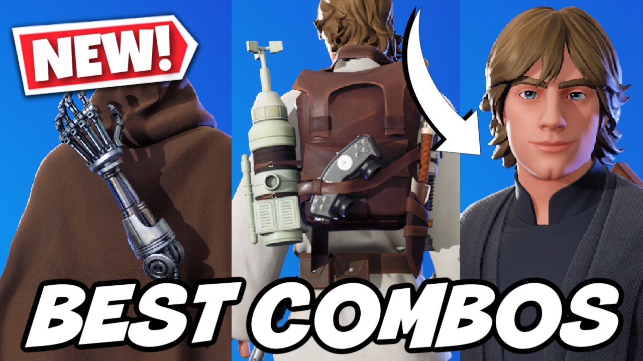 BEST COMBOS FOR *NEW* LUKE SKYWALKER SKIN (LUKE SKYWALKER BUNDLE