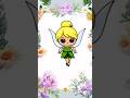 Very very easy drawing of tinkerbell step by step for beginners drawing easydrawing disney