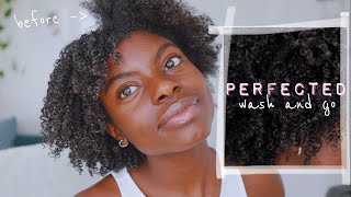 the PERFECT wash and go for TYPE 4 hair | embracing my coils