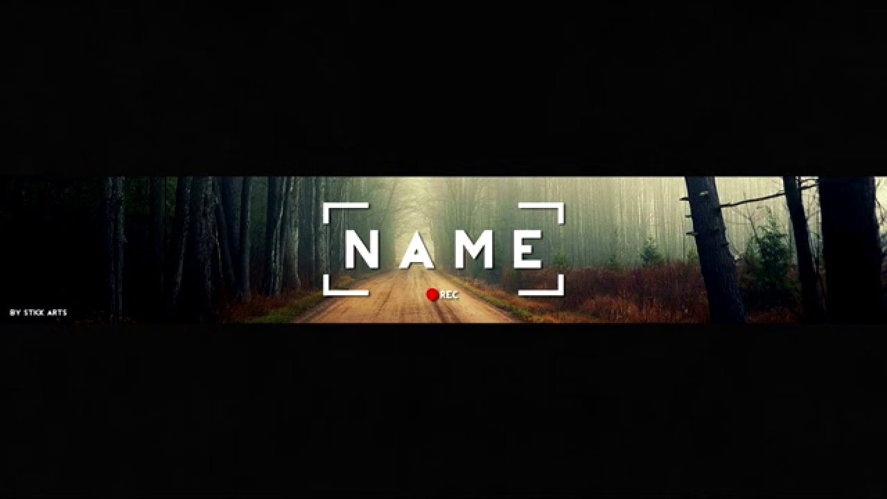 Free Horror Style Youtube Banner Template Youtube