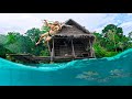 Survival Spearfishing In Remote Village