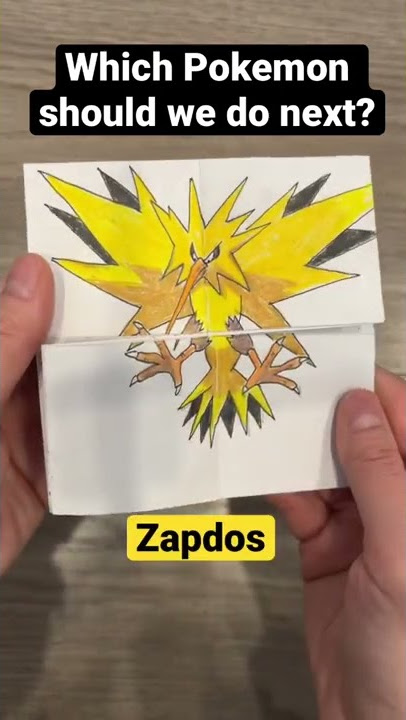 Como Desenhar o Zapdos - Desenhando Pokemon Lendário, Como Desenhar o  Zapdos - Desenhando Pokemon Lendário. . Canal no :   Obrigado por  assistirem!, By Arte Sublime