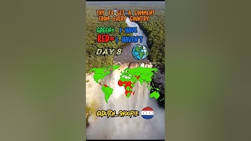 Try To Get A Comment From Every Country Day 8 #mapping #countries #comment #world #viral #shorts