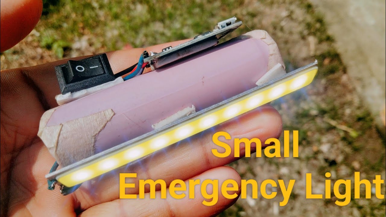 How To Make A Small EMERGENCY Light At Home | 