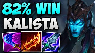 CHALLENGER KALISTA WITH 82% WIN RATE! | CHALLENGER KALISTA ADC GAMEPLAY | Patch 13.24 S13