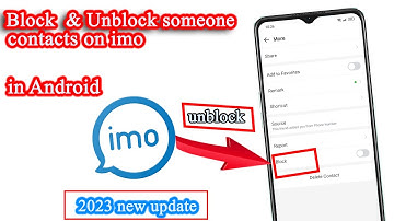 How to block and unblock someone