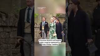 Celebrity Princesses Beatrice and Eugenie make a surprise appearance at Peter Phillips' wedding Net Worth