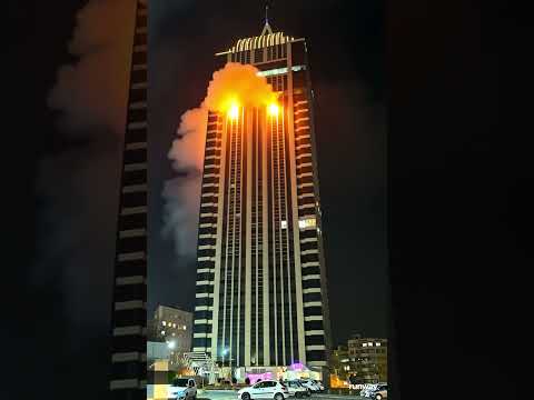 انفجار برج تجارت جهانی در تبریز