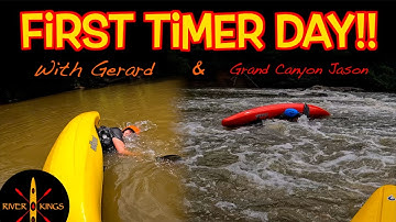 First Time in a Whitewater Kayak!