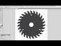 Рисование пильного диска в иллюстраторе