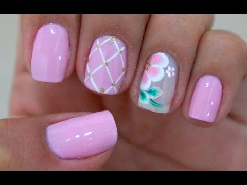Unhas Decoradas Rose Quartz Cor da Moda 2016