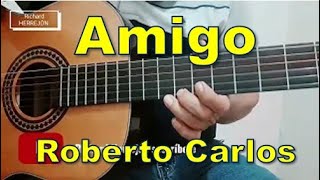 La intro de Amigo de Roberto Carlos en Guitarra Fácil para principiantes