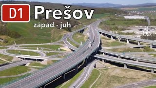 Slovak highway D1 Prešov west - Prešov south (September 2023)