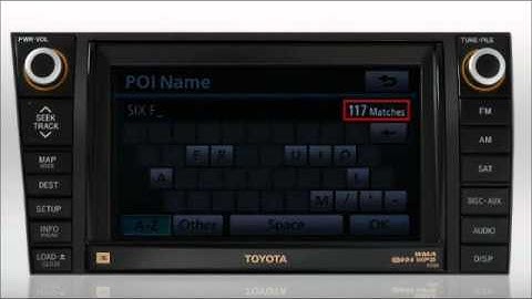 Toyota Tundra Navigation How To Input A Point Of Interest By Name Toyota of Slidell
