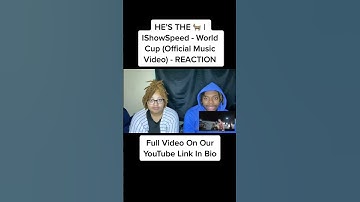 IShowSpeed - World Cup (Official Music Video) - REACTION #ishowspeed #short #shorts #worldcup
