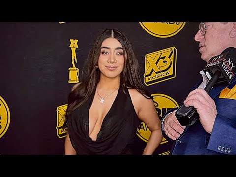 Violet Myers on the Xbiz Awards Red Carpet in Hollywood, CA