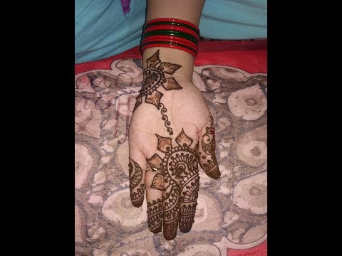 Elegant Easy And Simple Arabic Heena Mehndi Designs For Hands|front Hands 2017|avni Mehndi Arts