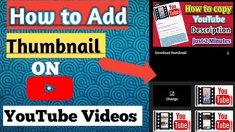How To Add Thumbnail in Youtube Video || Thumbnail Youtube Par Kaise Lagaye || Set Custom Thumbnail