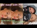 get ready with me for a DATE || chatty makeup routine + answering assumptions & vlog!!