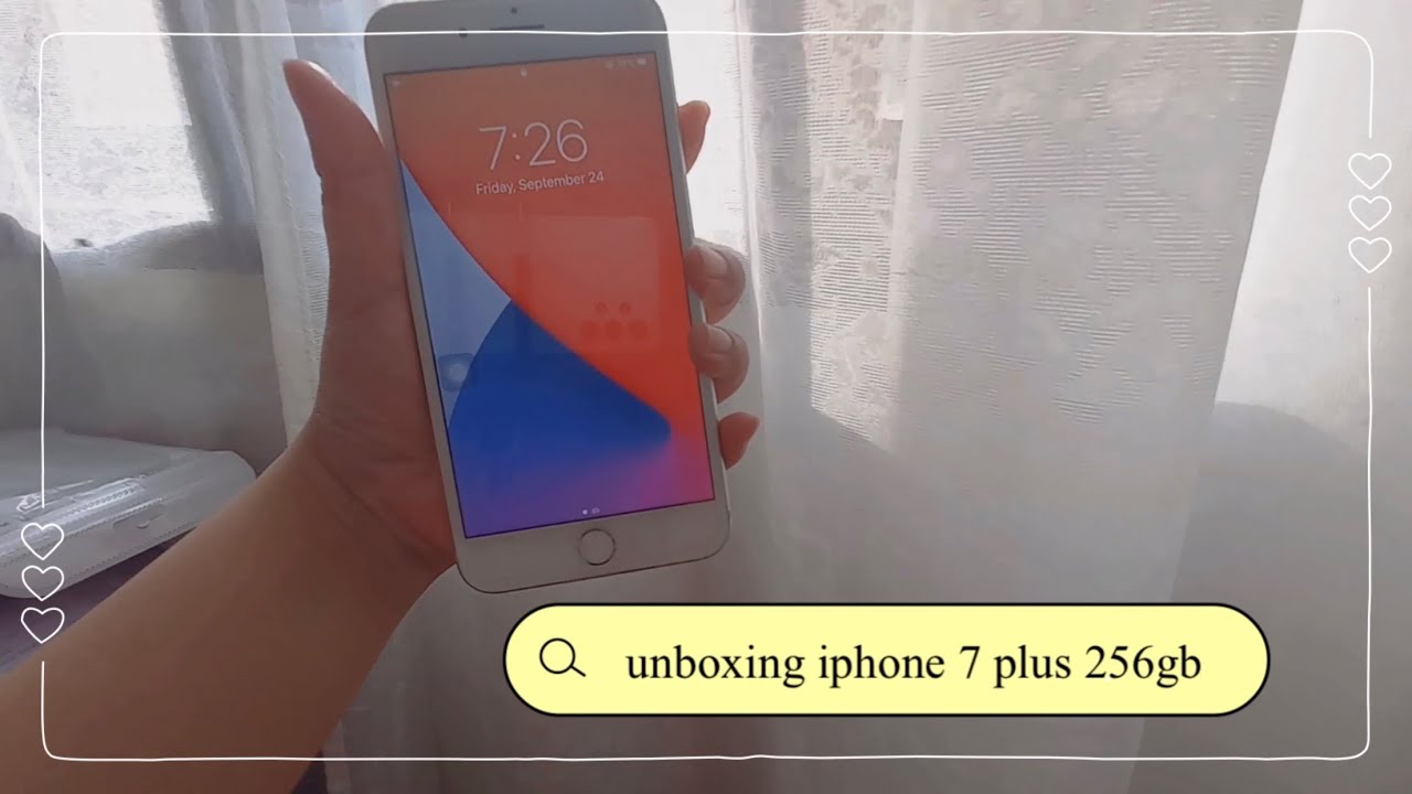 unboxing iPhone 7 plus 256gb in 2021 🌻 | aesthetic #iphone7plus
