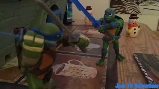 Leonardo Vs Leonardo War Tmnt 2019 Stop Motion 300 Subscribers Special