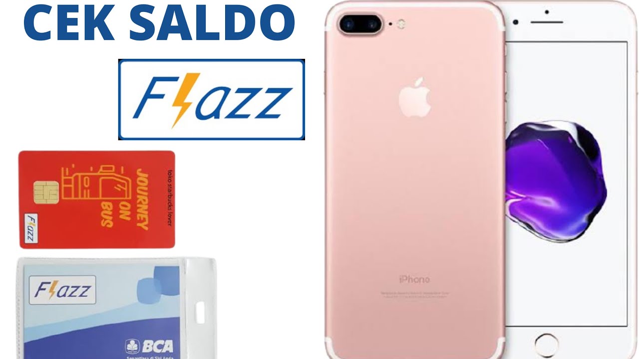 CEK SALDO FLAZZ MOBILE BANKING BCA DI IPHONE 7 PLUS📲 