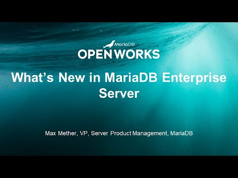What’s New in MariaDB Enterprise Server