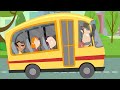 Wheels On The Bus | Nursery Rhymes