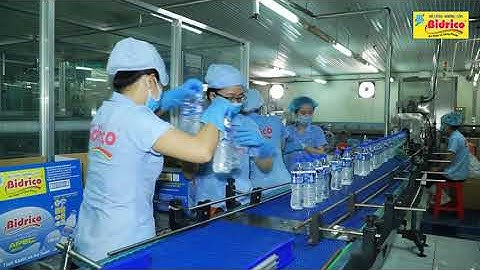 DÂY CHUYỀN NƯỚC UỐNG TINH KHIẾT BIDRICO ĐÓNG CHAI - CÔNG TY TNHHSX & TM TÂN QUANG MINH