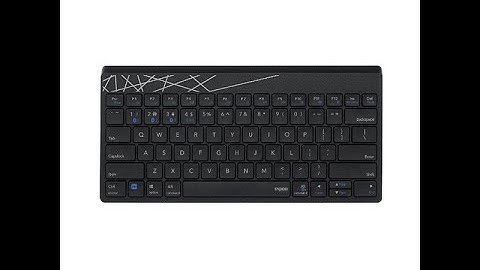 Rapoo 8000M Multi-mode Wireless Keyboard Unboxing  And Short review in Bangla