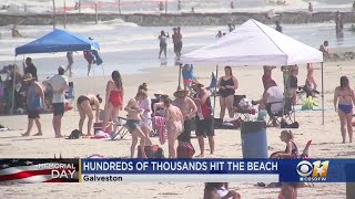 Texans Hit The Beach Memorial Day Weekend As Reopening Continues