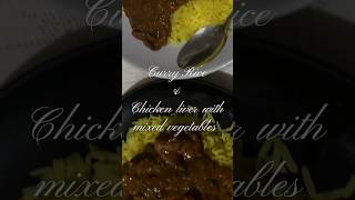 Curry stove & Chicken livers with mixed vegetables shorts foodshorts foodvlog