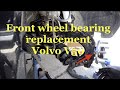 Front wheel bearing replacement on Volvo P1 S40,V50,C30,C70