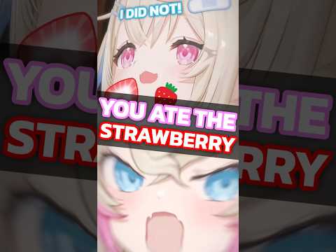 Mococo Accuses Fuwawa of Strawberry Theft
