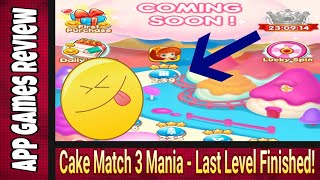 Cake Match 3 Mania - Finished All Level - App Games Review screenshot 4