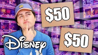 Unboxing 2 $50 Disney Funko Pop Mystery Boxes!