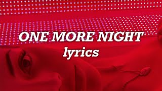 New Kids on the Block - One More Night (Lyrics)