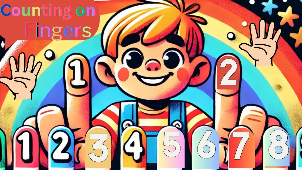 🖐️ Count with Me! Learn Numbers 1-10 Using Fingers | Fun Counting Song ...