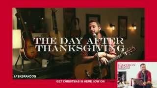 Video thumbnail of "Brandon Heath - The Day After Thanksgiving - Live"