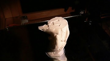 3D Printed Hand Castle Time-lapse on the Creality CR-10