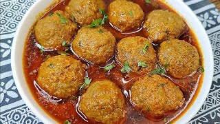 Mutton Kacha  Kufta Gravy | Mutton Meat Balls Recipe| Keema kofta|Nayeemas Kitchen