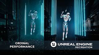 ANYMA GENESYS: Original Stage vs Unreal Engine 5 Recreation | Real-Time DMX