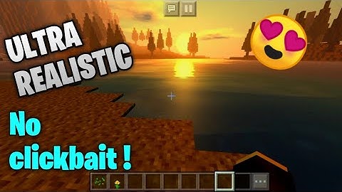 Top 3 Ultra realistic shaders for Mcpe 1.16 !