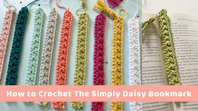 Beginner Crochet bookmarks! 📖 How To Crochet 