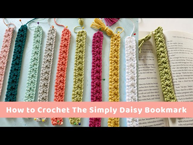 How to Crochet the Book Lovers Bookmark 