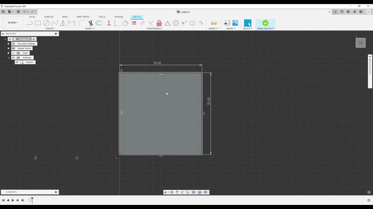 How To Chantge Units In Fusion How to change units from mm in Fusion 360 - YouTube
