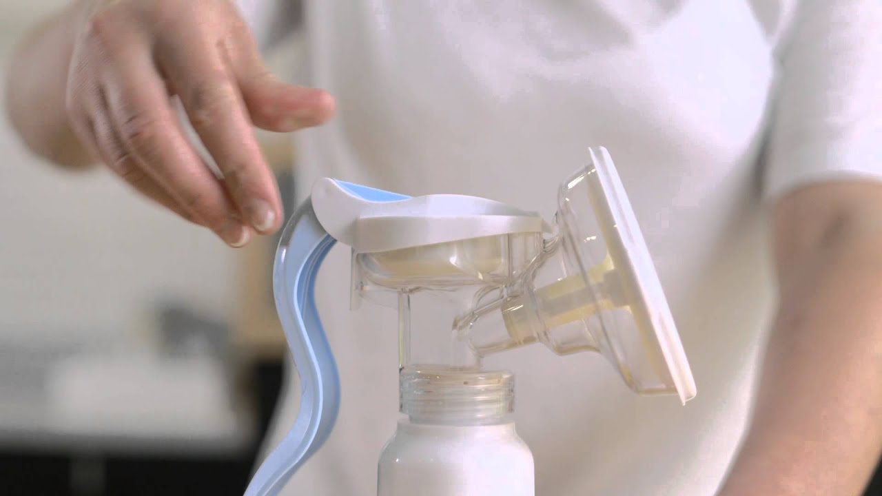 Montaje del extractor de leche manual Dr.Brown's - YouTube