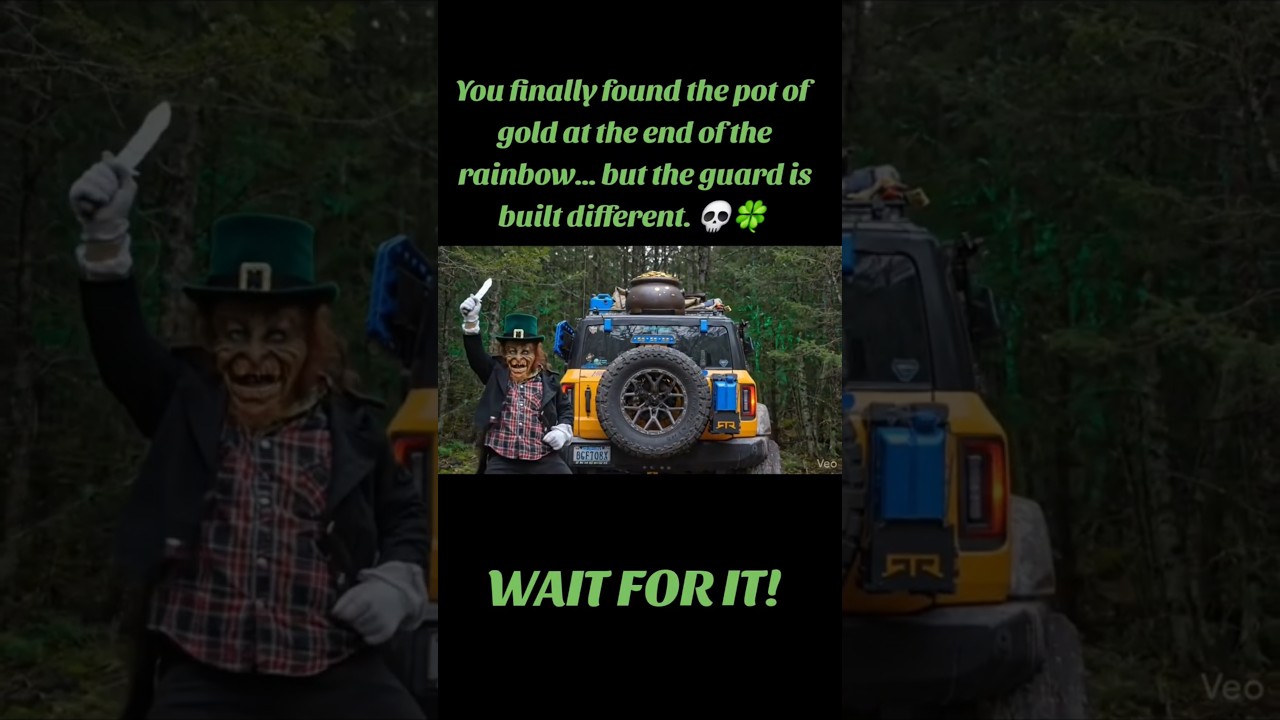 You finally found the pot of gold at the end of the rainbow on St Patrick's Day!