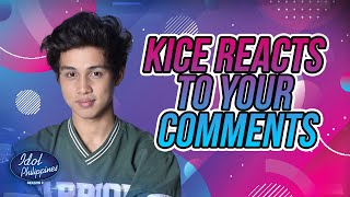 Kice reacts to your Youtube comments | Idol Xclusive Pass | Idol Philippines Season 2