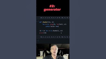 TWO ways to split Python list into equally size chunks 🐍 #shorts